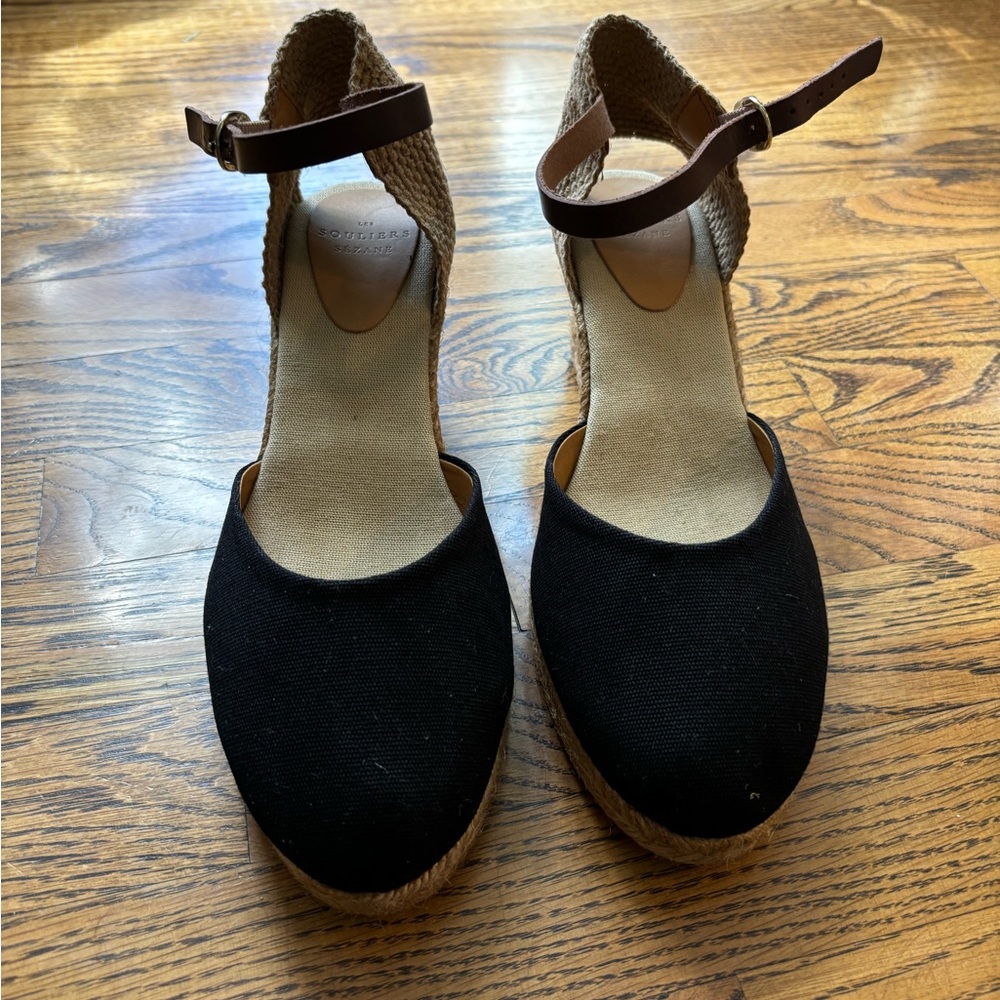 Sézane espadrille wedges